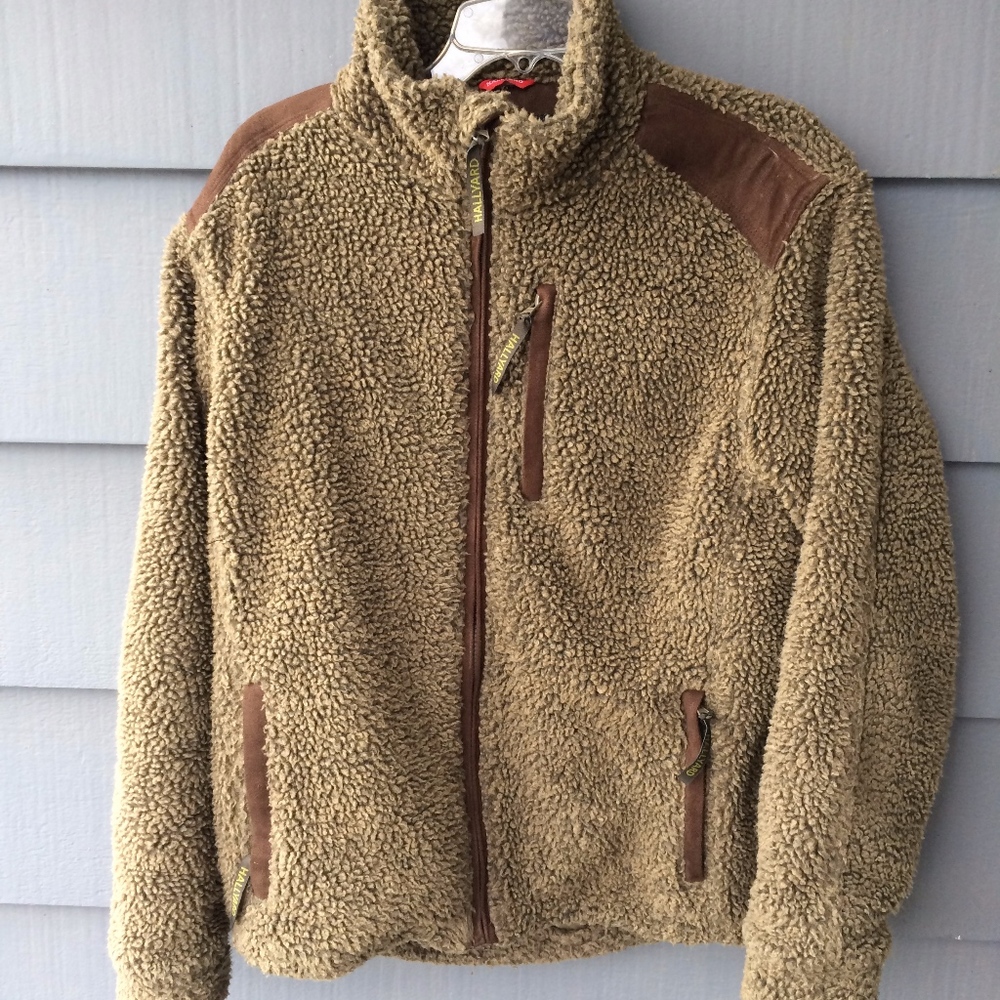 Hallyard fuzzy zip jacket